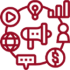 Integrated Marketing Strategy Icon Integrated Marketing Strategy Icon